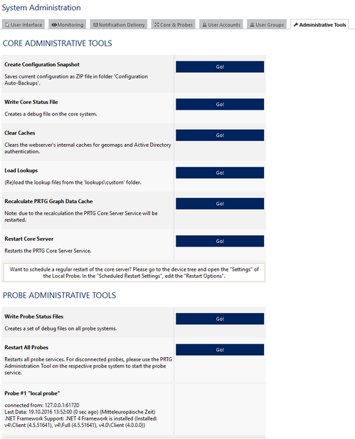 System Administrative Tools System Administrative Tools